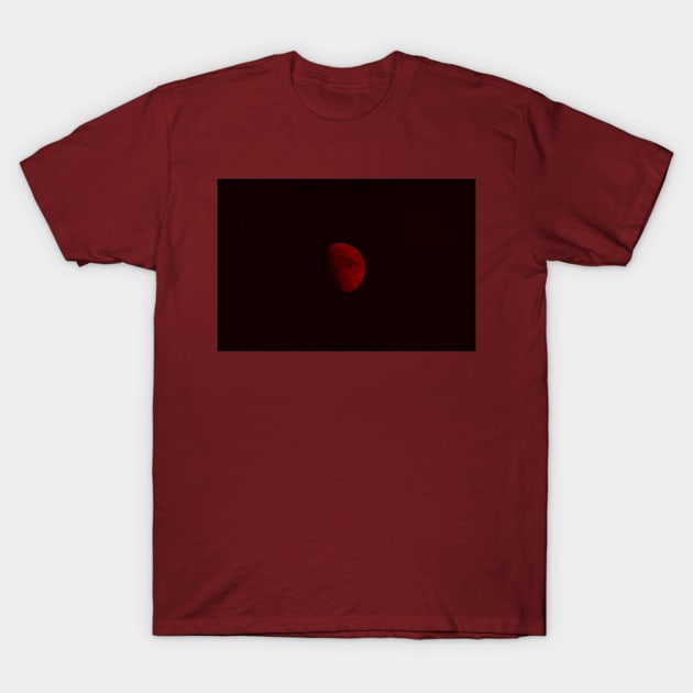 Red Moon T-Shirt by DJZombie